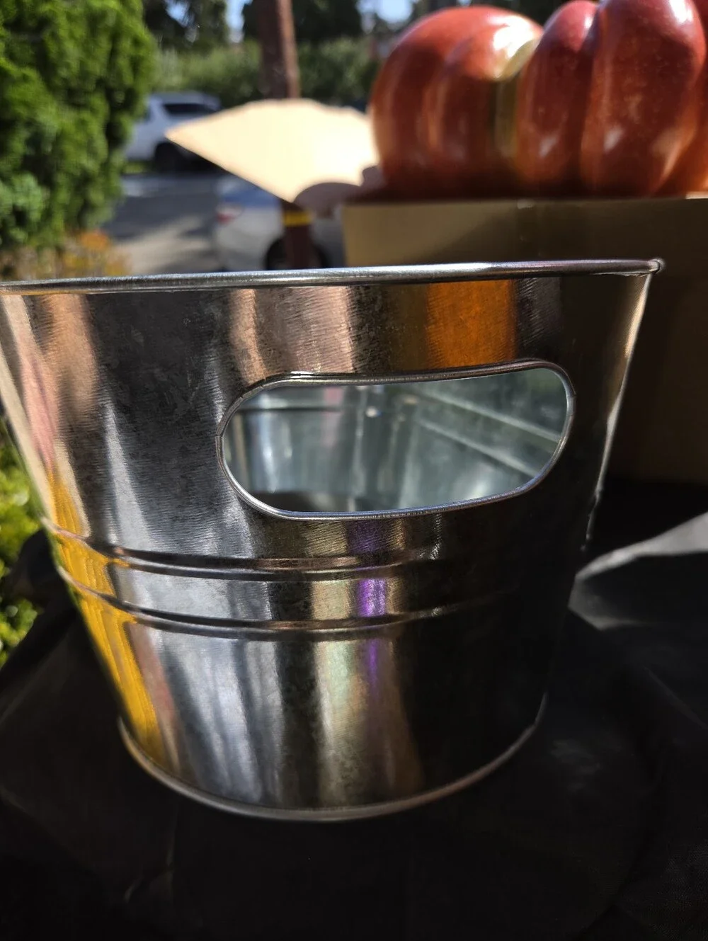 Galvanized Metal Beverage Tub - Silver Bucket Cooler
